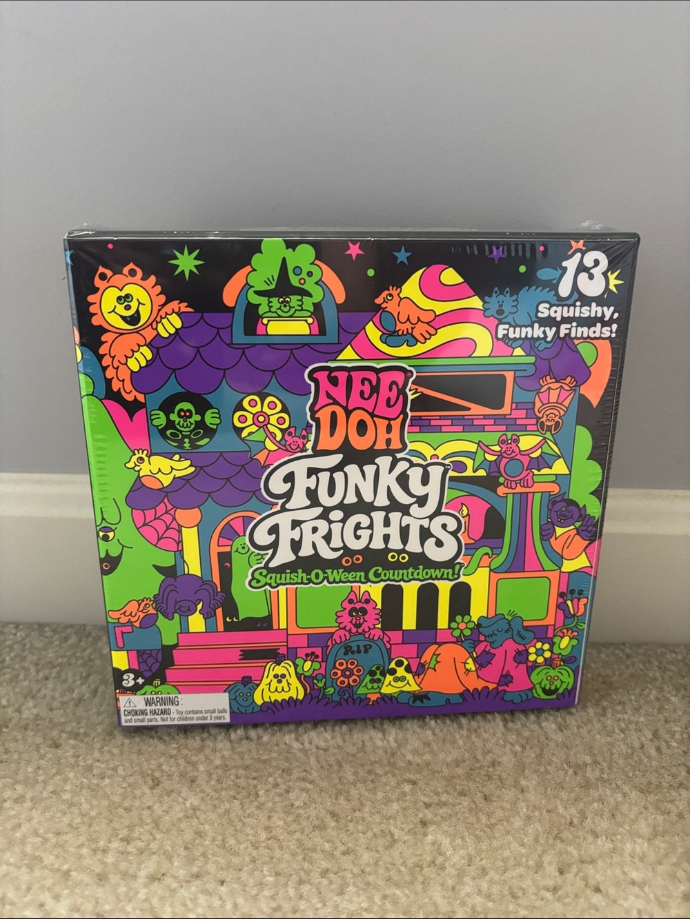 NeeDoh Funky Frights Squish-O-Ween Countdown New in Sealed Box